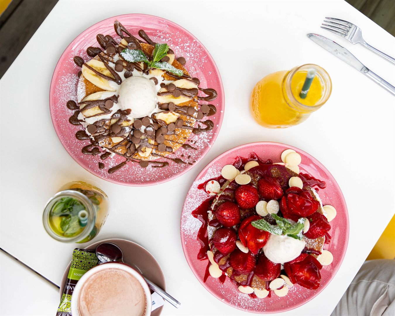 Crêpes sucrées Nutella