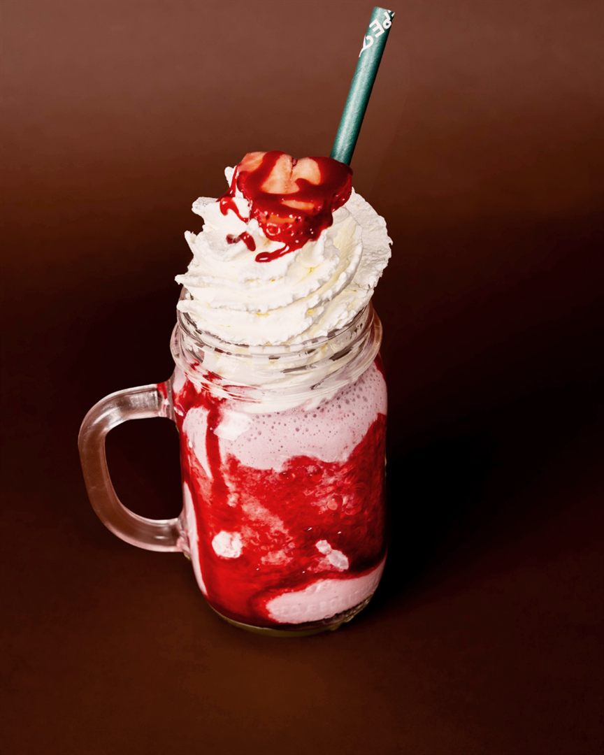 Milkshake Strawberry Dream aux fraises fraîches et chantilly